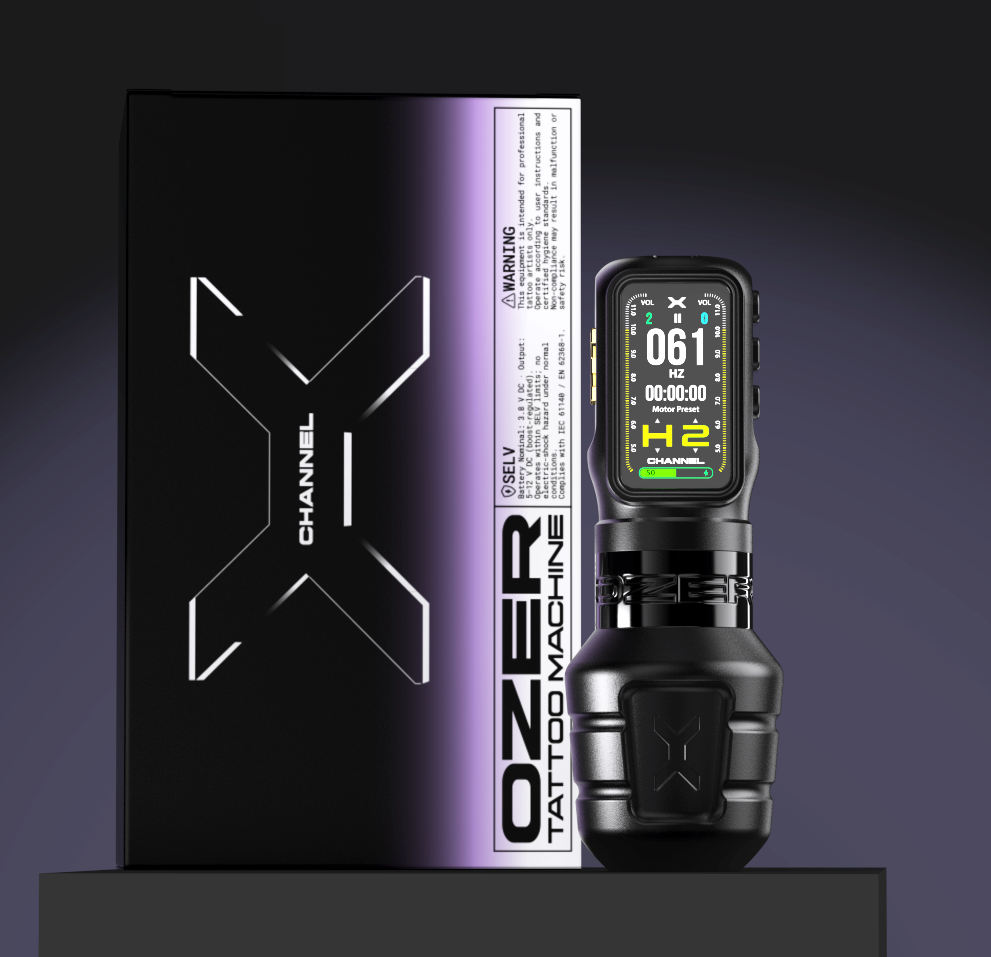 OZER Wireless Tattoo Pen Features a powerful motor and OLED