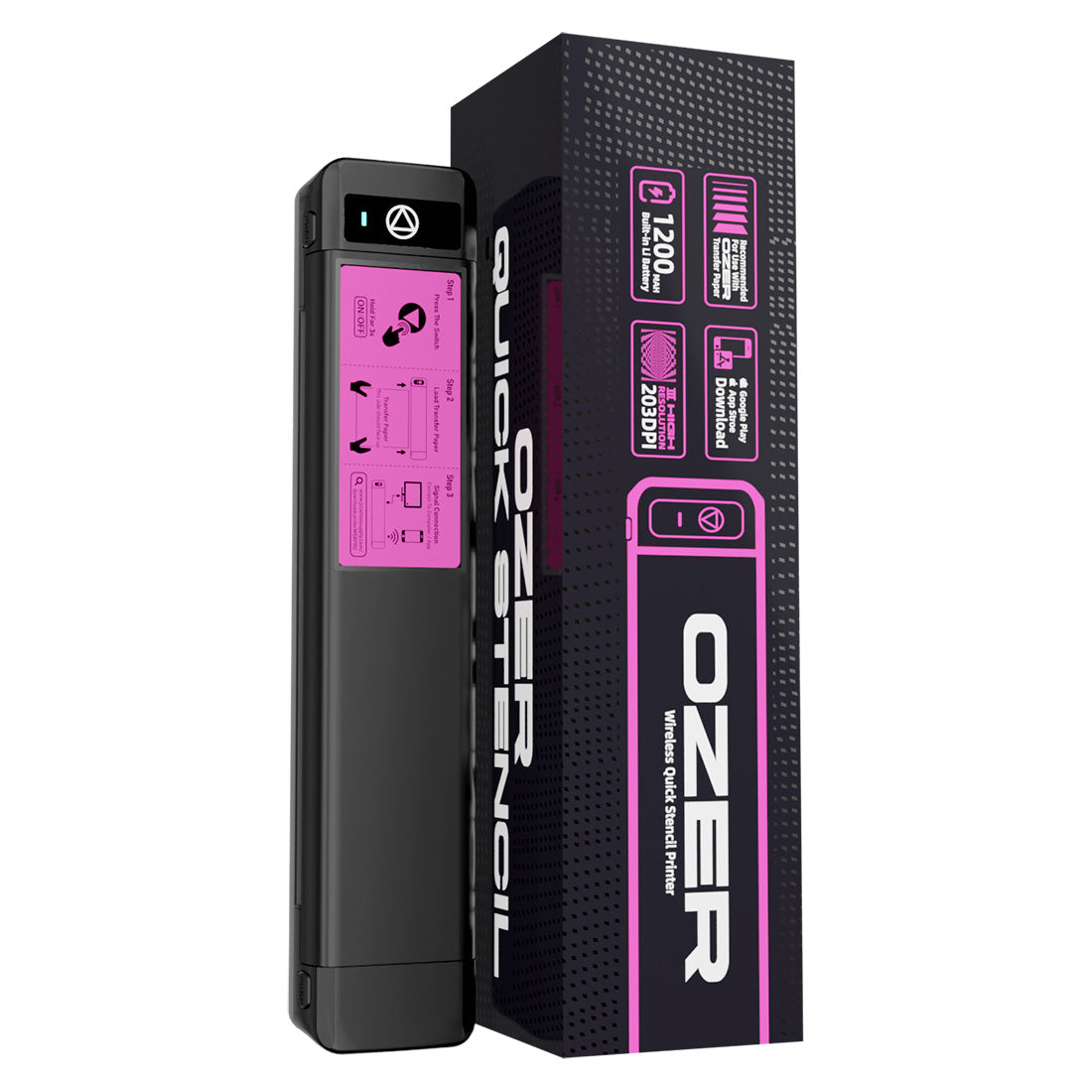 OZER タトゥー用　Bluetooth サーマルコピー機 OZER Tattoo Stencil Printer Wireless Bluetooth Thermal Tattoo