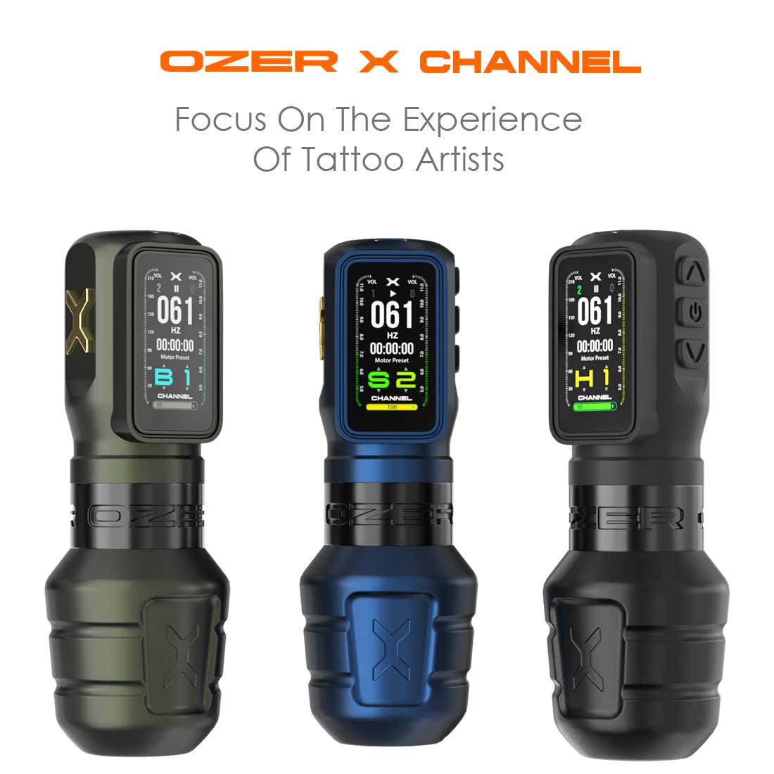 OZER Wireless Tattoo Pen Features a powerful motor and OLED
