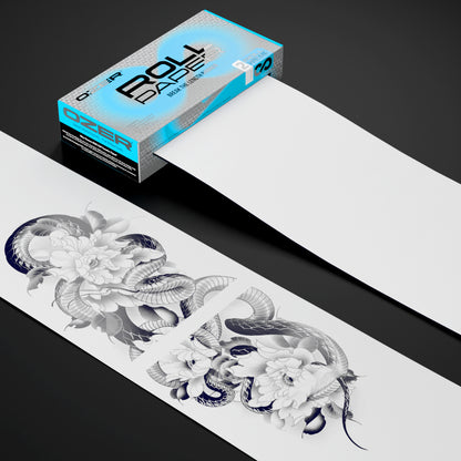 OZER Roll Paper Tattoo Transfer Paper 3 M long Stencil Transfer Paper for Tattooing for Tattoo Artist