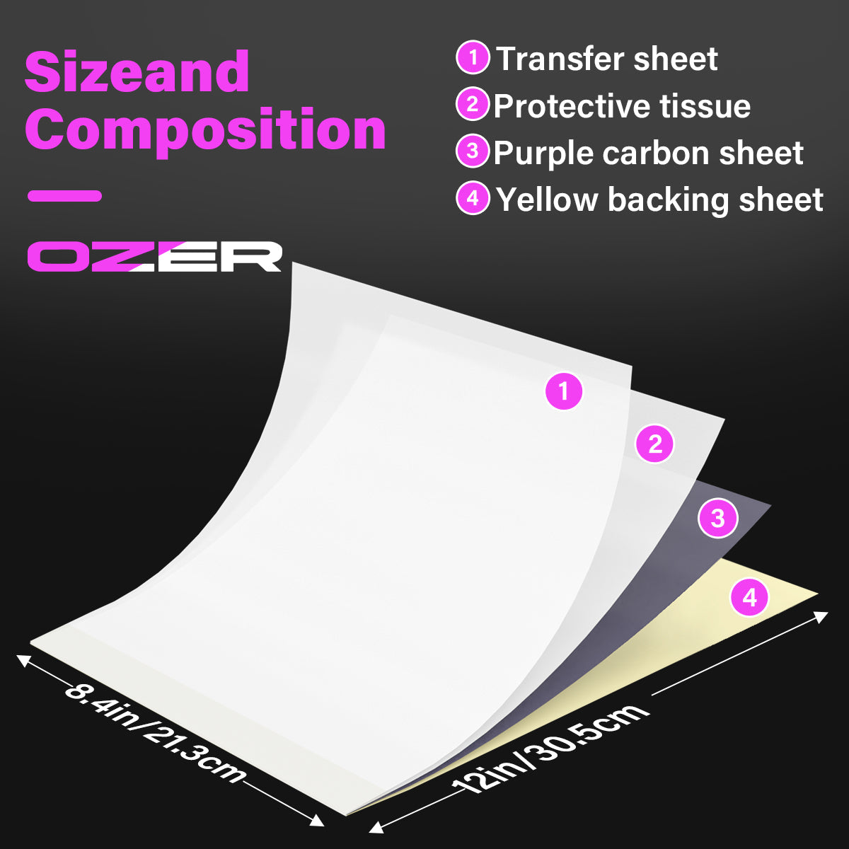 OZER M THERMAL PAPER 50/100 Sheets